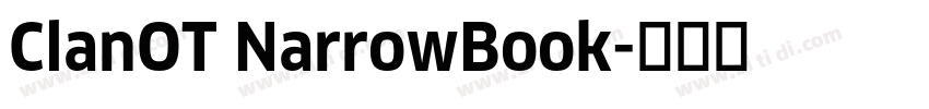 ClanOT NarrowBook字体转换